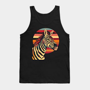 Zebra Natural Predators Tank Top